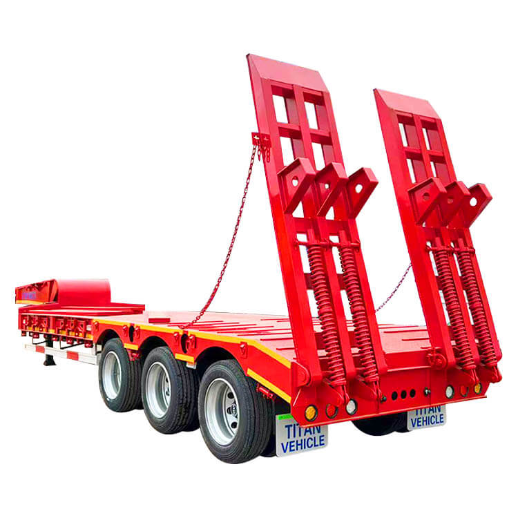 Low Bed Truck Price Axle Ton Low Bed Trailer For Sale In Mexico