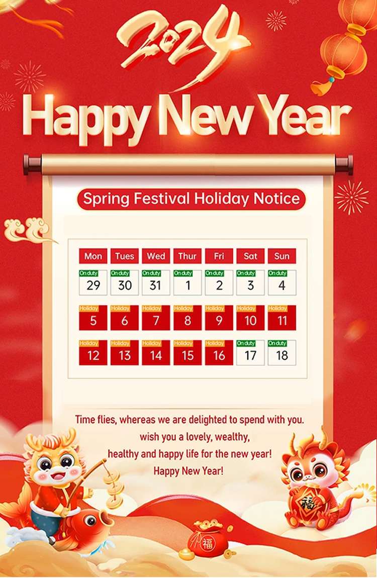 Mexico-trucks 2024 Spring Festival Holiday Notice