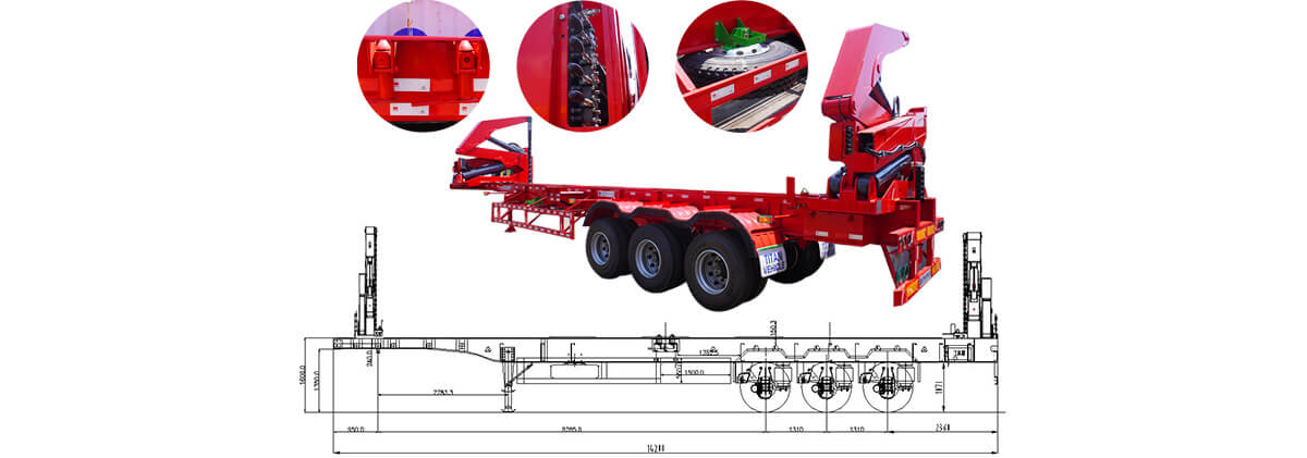 Container Side Loader for Sale in Mexico | Container Side Lofter Trailer for Sale in Mexico