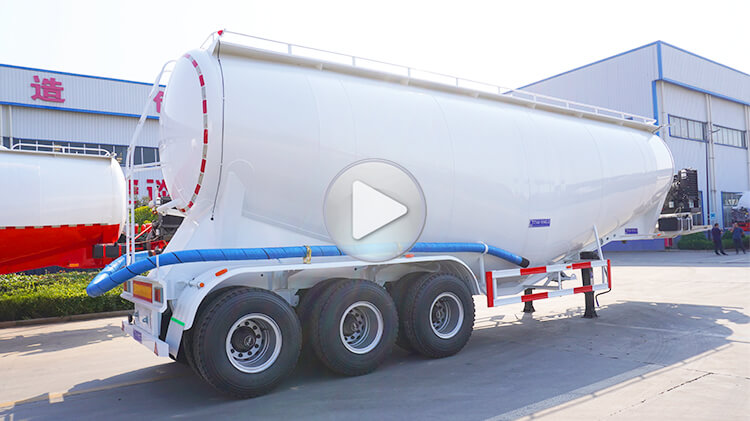 3 Axle 35 Cbm Bulk Cement Trailer | Cement Bulker for Sale in Mexico
