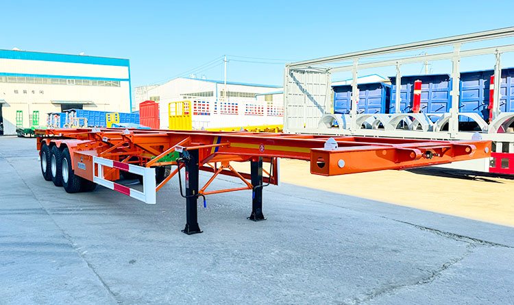 Chassis for Container Transport | Shipping Container Chassis Trailer for Sale in Mexico