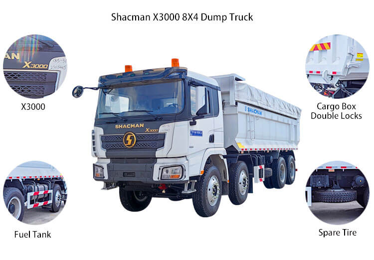 Shacman Truck X3000 | Shacman X3000 Dump Truck for Sale in Mexico