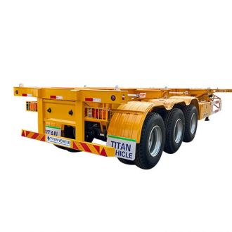 3 Axle 40 Foot Container Chassis